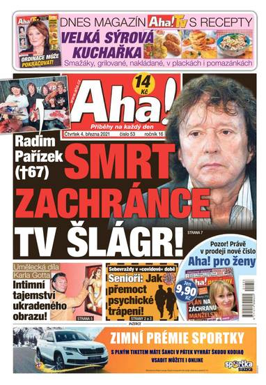 Aha! - 4.3.2021 - CZECH NEWS CENTER a. s.