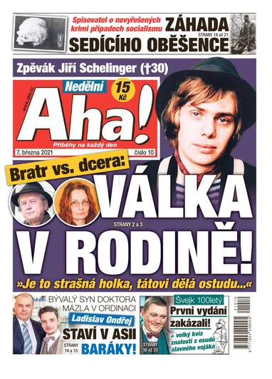 Nedělní Aha! - 10/2021 - CZECH NEWS CENTER a. s.