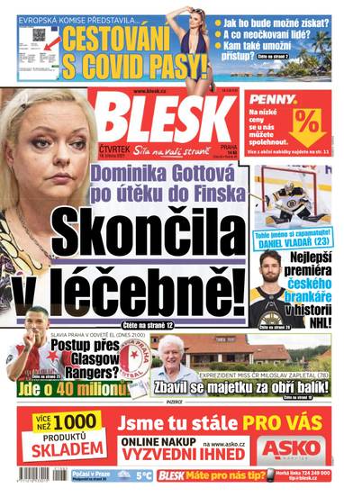 BLESK - 18.3.2021 - CZECH NEWS CENTER a. s.