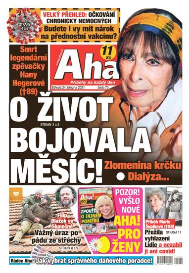 Aha! - 24.3.2021 - CZECH NEWS CENTER a. s.