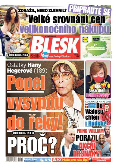 BLESK - 29.3.2021 - CZECH NEWS CENTER a. s.