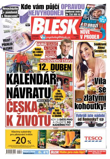 BLESK - 6.4.2021 - CZECH NEWS CENTER a. s.