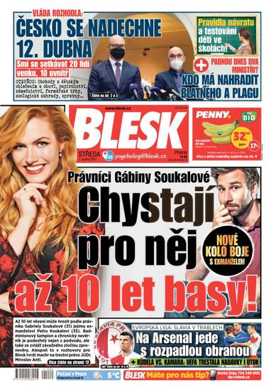 BLESK - 7.4.2021 - CZECH NEWS CENTER a. s.