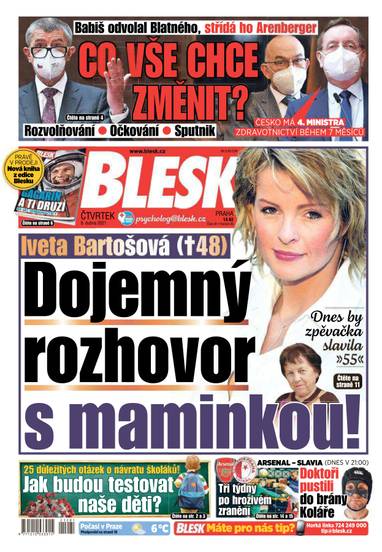 BLESK - 8.4.2021 - CZECH NEWS CENTER a. s.