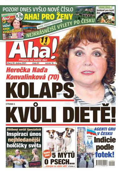 Aha! - 20.4.2021 - CZECH NEWS CENTER a. s.