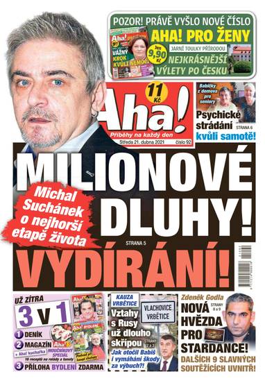 Aha! - 21.4.2021 - CZECH NEWS CENTER a. s.