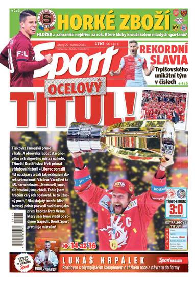 Sport - 27.4.2021 - CZECH NEWS CENTER a. s.