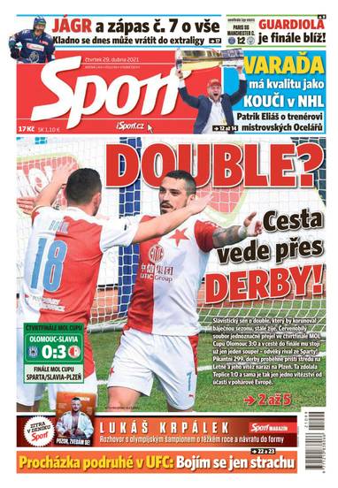 Sport - 29.4.2021 - CZECH NEWS CENTER a. s.