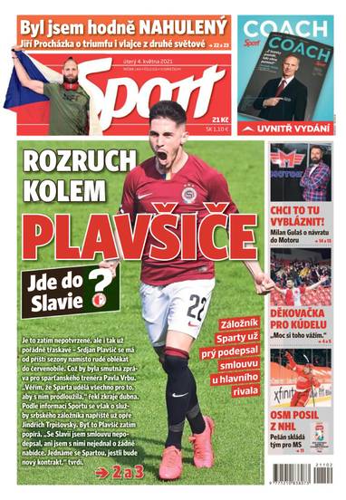 Sport - 4.5.2021 - CZECH NEWS CENTER a. s.