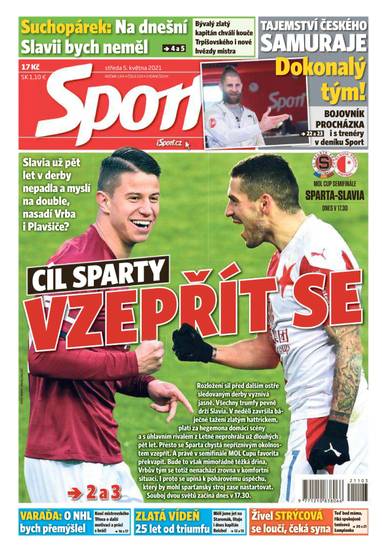 Sport - 5.5.2021 - CZECH NEWS CENTER a. s.