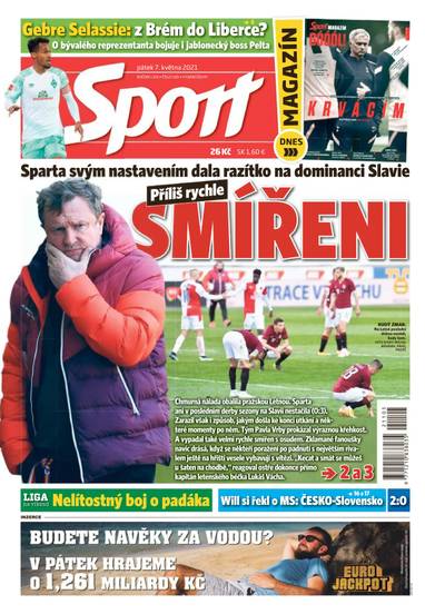Sport - 7.5.2021 - CZECH NEWS CENTER a. s.