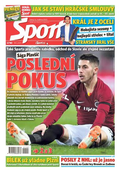 Sport - 11.5.2021 - CZECH NEWS CENTER a. s.