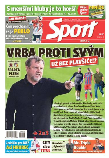 Sport - 12.5.2021 - CZECH NEWS CENTER a. s.