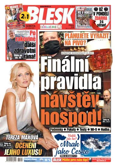 BLESK - 15.5.2021 - CZECH NEWS CENTER a. s.