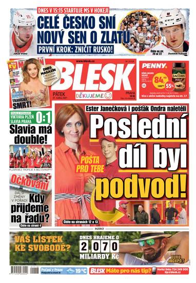 BLESK - 21.5.2021 - CZECH NEWS CENTER a. s.