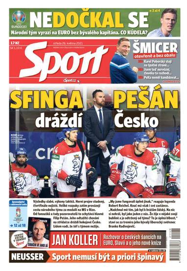 Sport - 26.5.2021 - CZECH NEWS CENTER a. s.