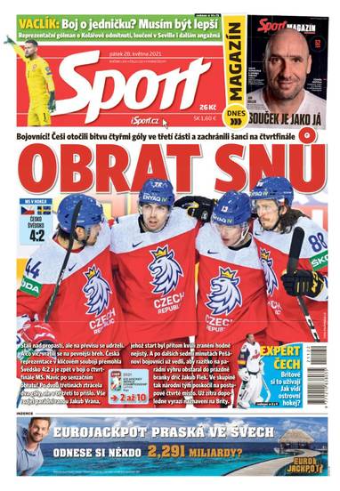 Sport - 28.5.2021 - CZECH NEWS CENTER a. s.