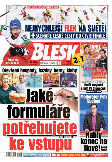 BLESK - 29.5.2021 - CZECH NEWS CENTER a. s.