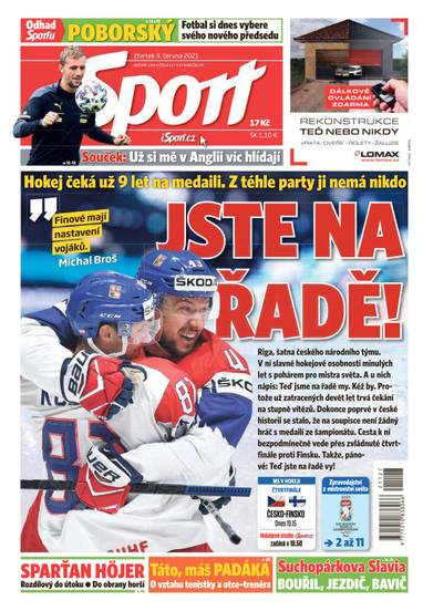 Sport - 3.6.2021 - CZECH NEWS CENTER a. s.