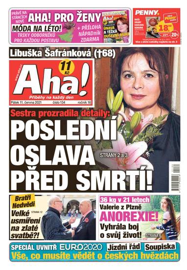 Aha! - 11.6.2021 - CZECH NEWS CENTER a. s.
