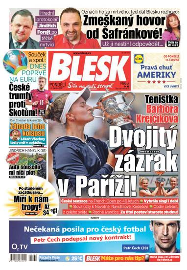 BLESK - 14.6.2021 - CZECH NEWS CENTER a. s.
