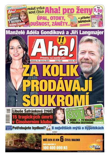 Aha! - 15.6.2021 - CZECH NEWS CENTER a. s.
