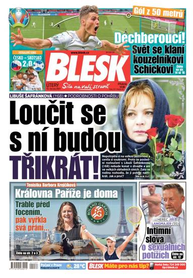 BLESK - 15.6.2021 - CZECH NEWS CENTER a. s.