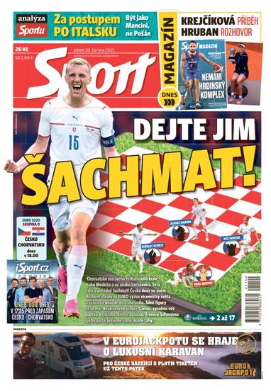 Sport - 18.6.2021 - CZECH NEWS CENTER a. s.