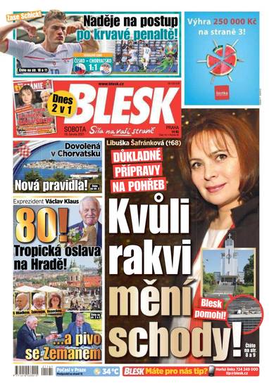 BLESK - 19.6.2021 - CZECH NEWS CENTER a. s.