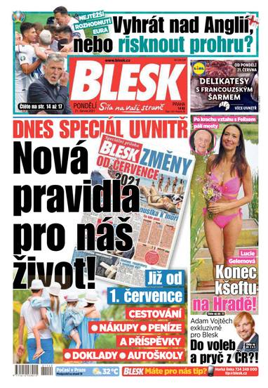 BLESK - 21.6.2021 - CZECH NEWS CENTER a. s.