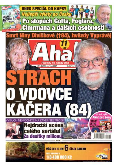 Aha! - 23.6.2021 - CZECH NEWS CENTER a. s.