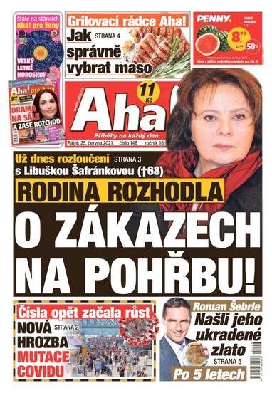 Aha! - 25.6.2021 - CZECH NEWS CENTER a. s.