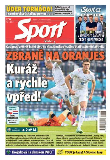 Sport - 26.6.2021 - CZECH NEWS CENTER a. s.
