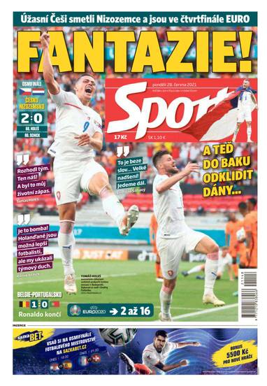 Sport - 28.6.2021 - CZECH NEWS CENTER a. s.
