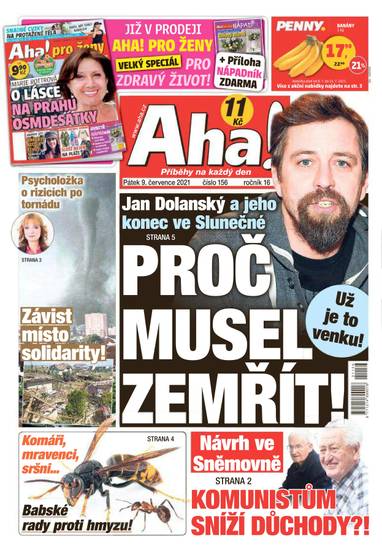 Aha! - 9.7.2021 - CZECH NEWS CENTER a. s.