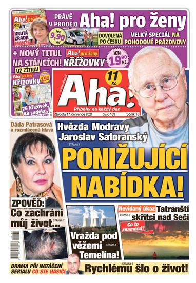 Aha! - 17.7.2021 - CZECH NEWS CENTER a. s.