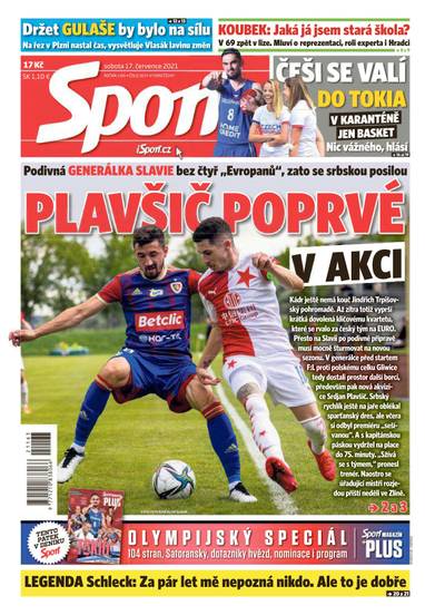 Sport - 17.7.2021 - CZECH NEWS CENTER a. s.
