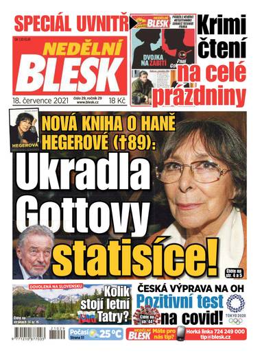 NEDĚLNÍ BLESK - 29/2021 - CZECH NEWS CENTER a. s.