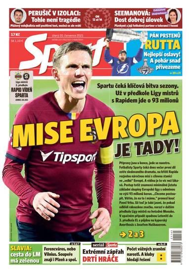 Sport - 20.7.2021 - CZECH NEWS CENTER a. s.