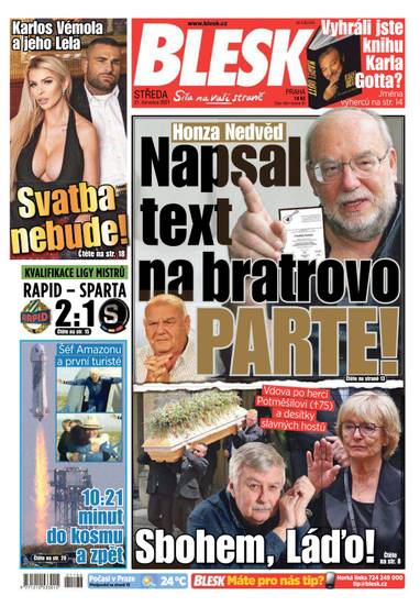 BLESK - 21.7.2021 - CZECH NEWS CENTER a. s.