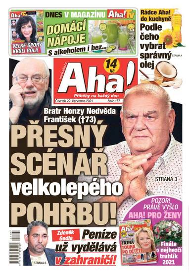 Aha! - 22.7.2021 - CZECH NEWS CENTER a. s.