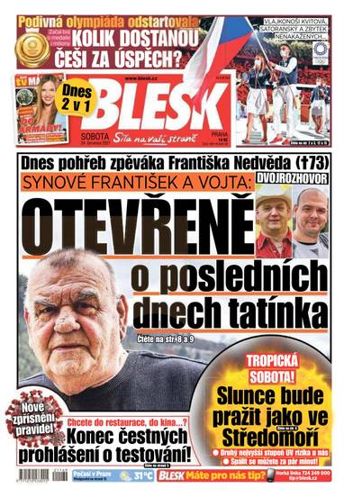 BLESK - 24.7.2021 - CZECH NEWS CENTER a. s.