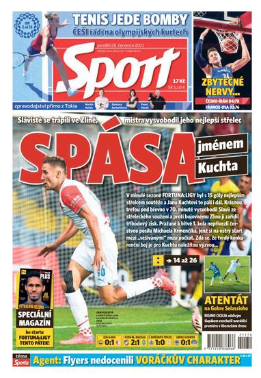 Sport - 26.7.2021 - CZECH NEWS CENTER a. s.