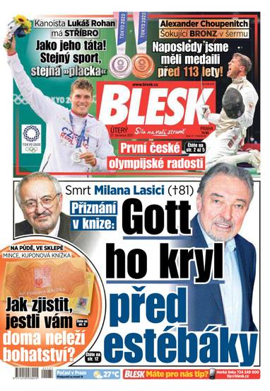 BLESK - 27.7.2021 - CZECH NEWS CENTER a. s.