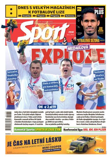 Sport - 30.7.2021 - CZECH NEWS CENTER a. s.