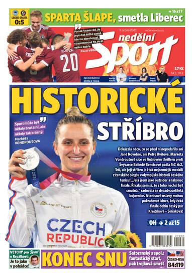 nedělní Sport - 31/2021 - CZECH NEWS CENTER a. s.