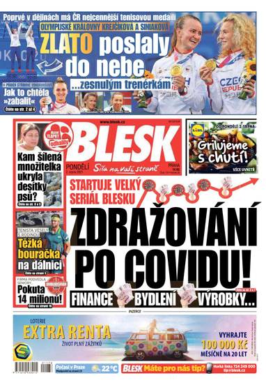 BLESK - 2.8.2021 - CZECH NEWS CENTER a. s.