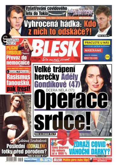BLESK - 4.8.2021 - CZECH NEWS CENTER a. s.