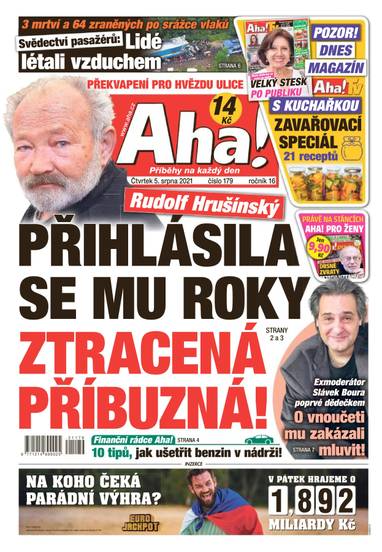 Aha! - 5.8.2021 - CZECH NEWS CENTER a. s.