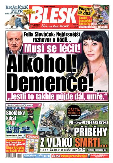 BLESK - 5.8.2021 - CZECH NEWS CENTER a. s.
